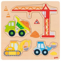 Puzzle Goki pojazdy budowy