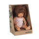 Lalka dziewczynka Europejka 38cm (rude włosy) Miniland Doll