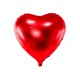 Balon foliowy Serce 45cm - czerwony