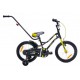 Rowerek dla chłopca 16 cali Tiger Bike z pchaczem czarno - żołto - szary