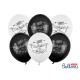 Balony 30cm, Happy Birthday, Pastel mix (1 op. / 6 szt.)