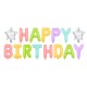 Balon foliowy Happy Birthday, 395x35cm, mix