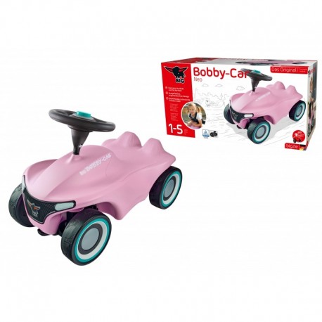 BIG Różowy Jeżdzik Pchacz Bobby Car Neo Pink Dla Dzieci