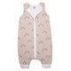 muumee - śpiworek dwustronny piżamka z nogawkami z organicznej BIO bawełny muślin RAINBOW roz M