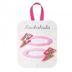 Rockahula Kids - 2 spinki do włosów Lightning Glitter