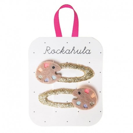 Rockahula Kids - 2 spinki do włosów Artist Palette