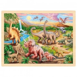Puzzle Dinozaury, 96 elementów