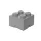 Pojemnik w kształcie klocka LEGO 4 - szary