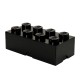 Pojemnik w kształcie klocka LEGO 8 - czarny