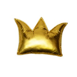Poduszka korona - złota
