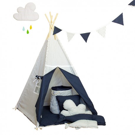 Namiot tipi dla dziecka "Wieczorna baśń" - zestaw mini