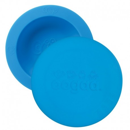 oogaa Blue Bowl & Lid silikonowa miseczka z pokrywką