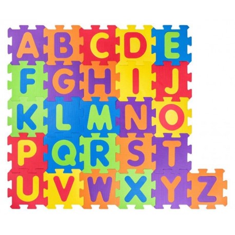 Puzzle podłogowe alfabet
